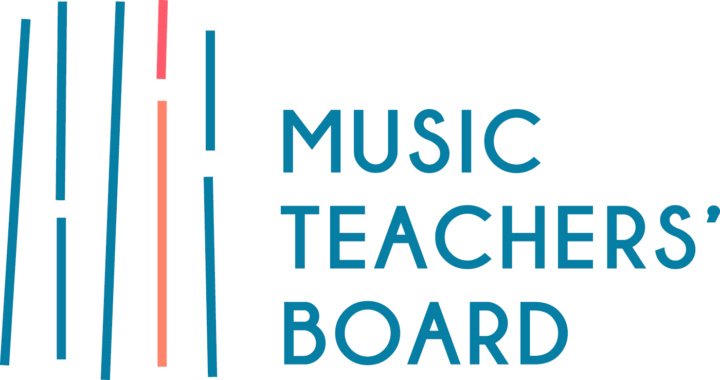 The logo of the Music Teachers' Board who offer graded music examinations