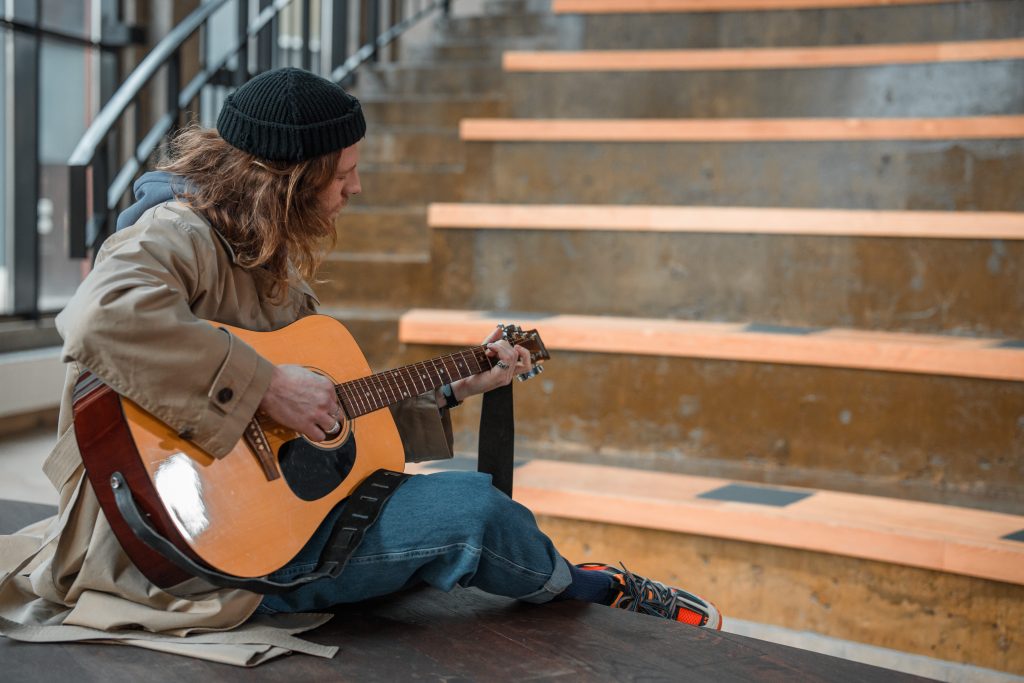 Man playing guitar