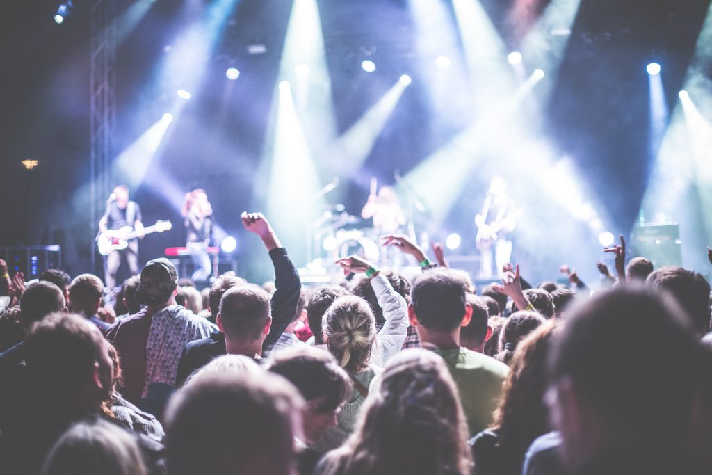 Crowd at a concert