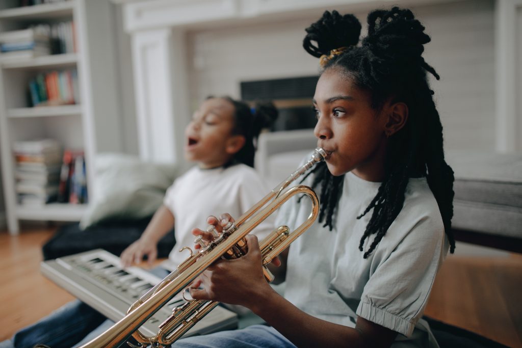 music teaching for two students of colour